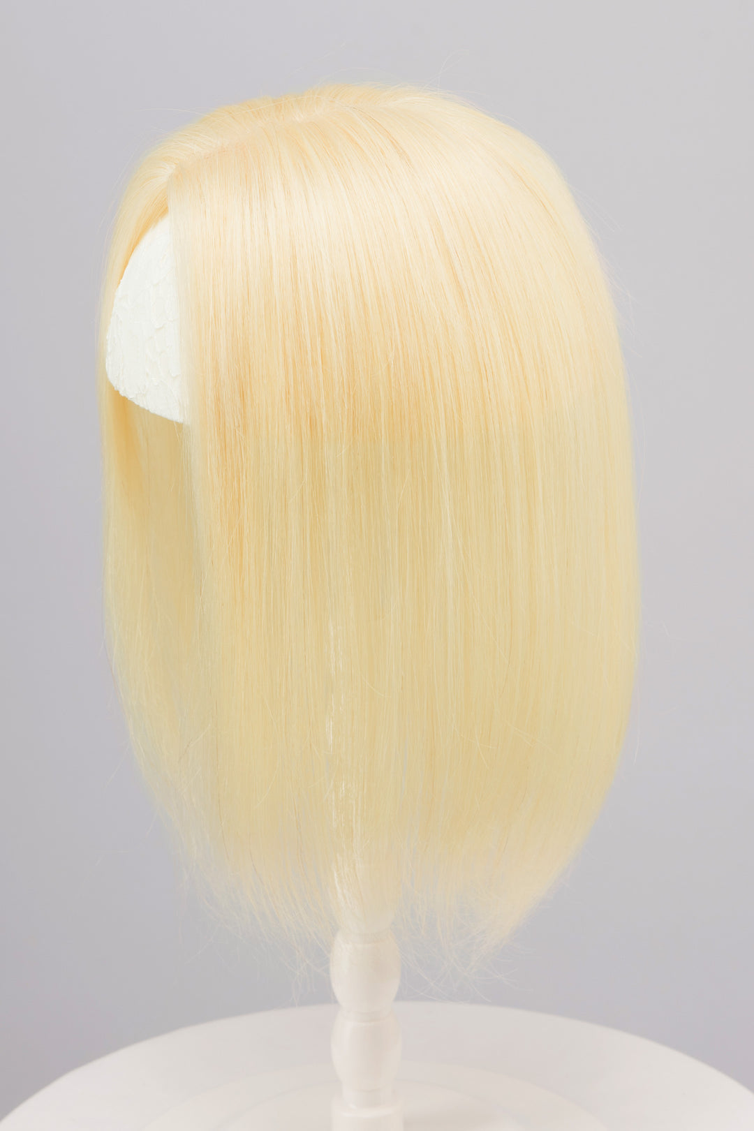 Natural Plantium Blonde European Human Hair Topper 10 Inches