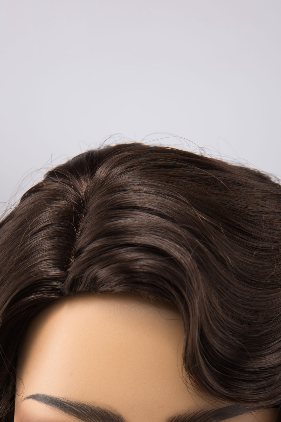 Natural Black Short Finger Wave Wig Melissa