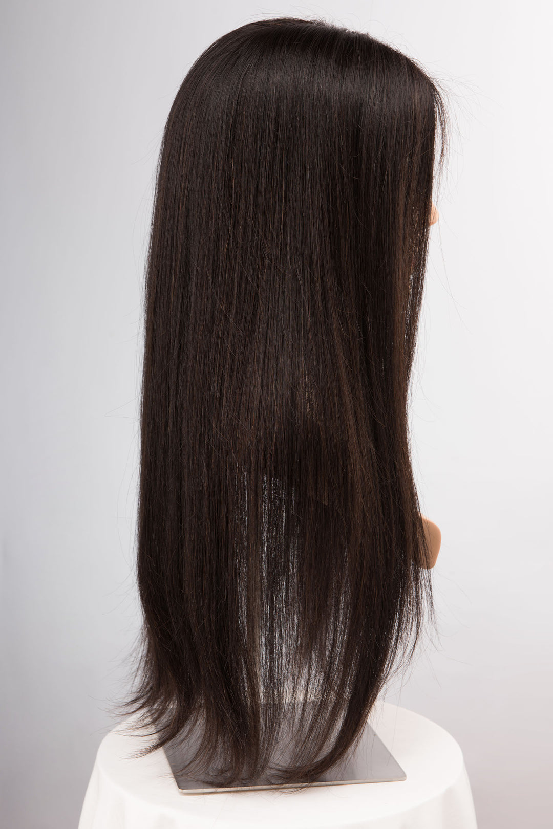 Long 22 inches Straight Natural Human Hair Lace Wig Isabella