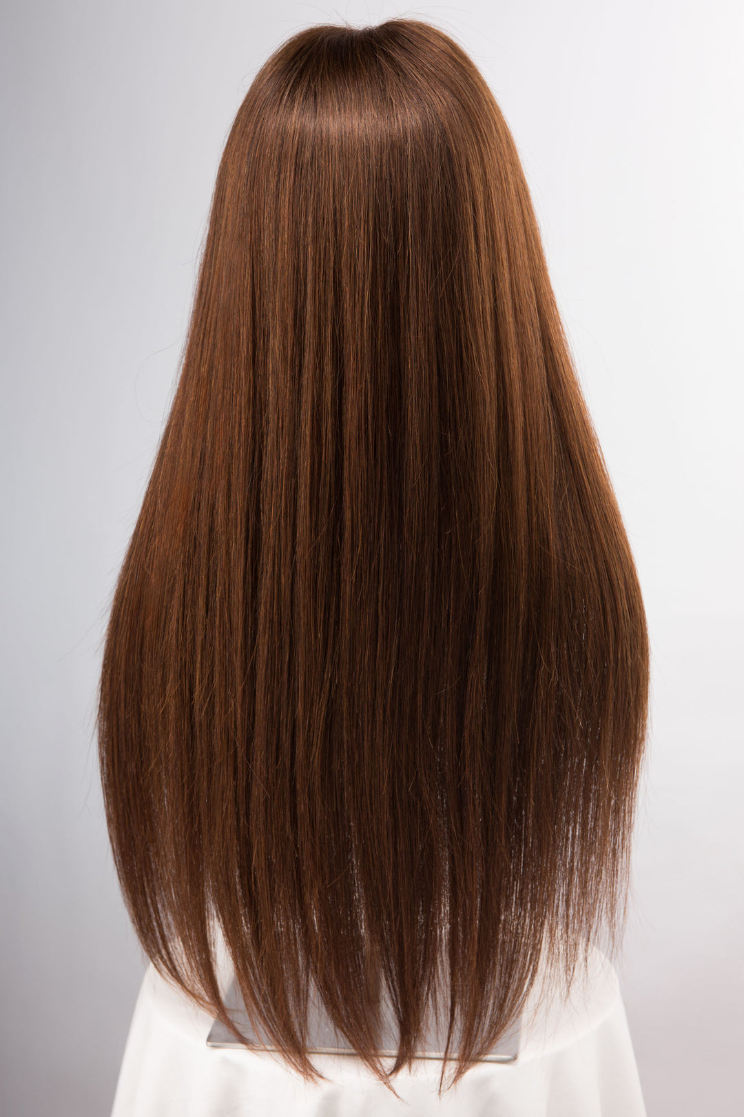 Long 22 inches Straight Natural Human Hair Lace Wig Isabella